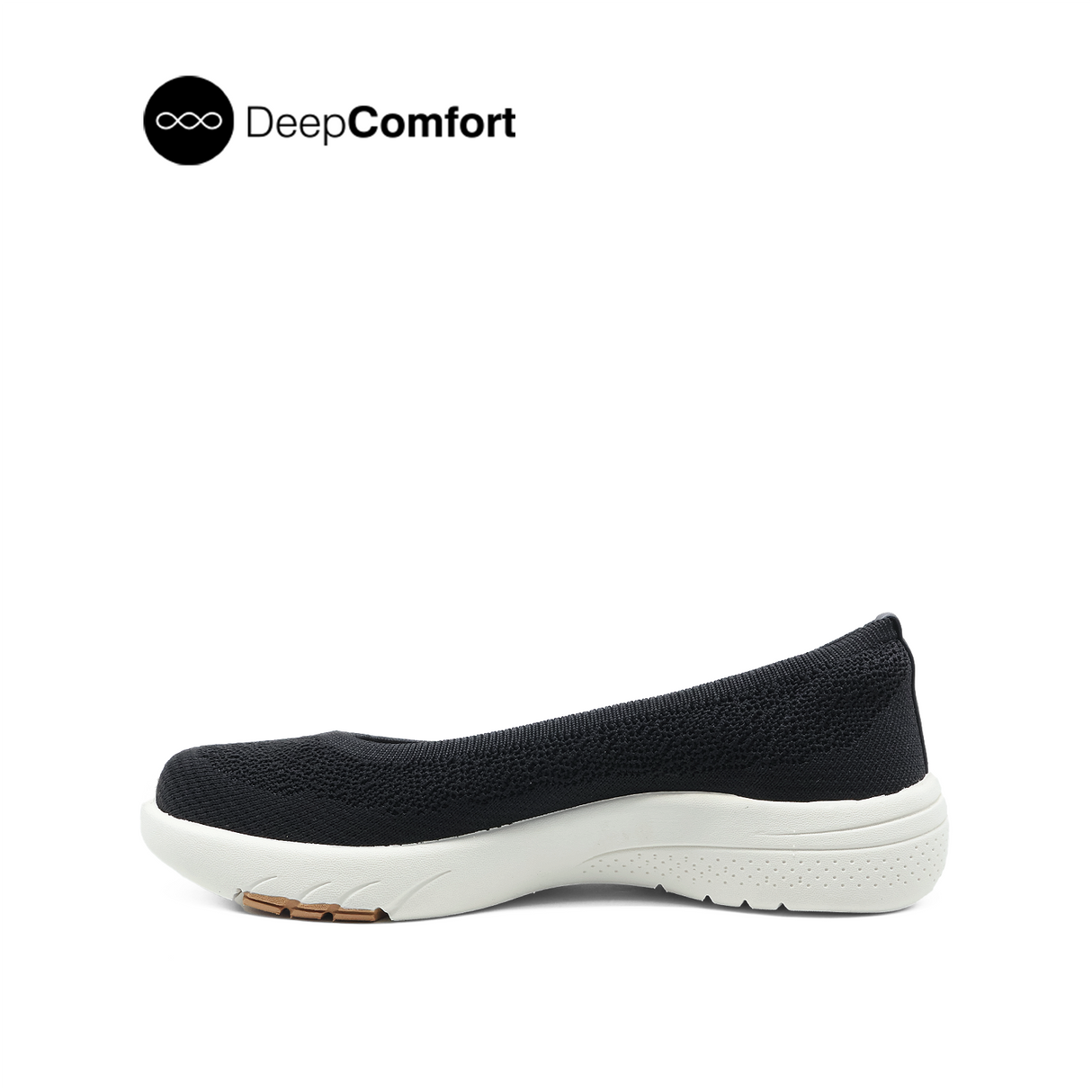 Renee Slip On Women's Shoes - Black Knitted
