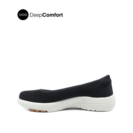Renee Slip On Women's Shoes - Black Knitted