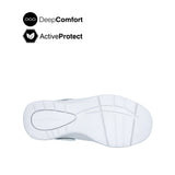 Renee Backstrap Women's Shoes - White Leather