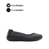 Nora Slip On Women's Shoes - Black Leather