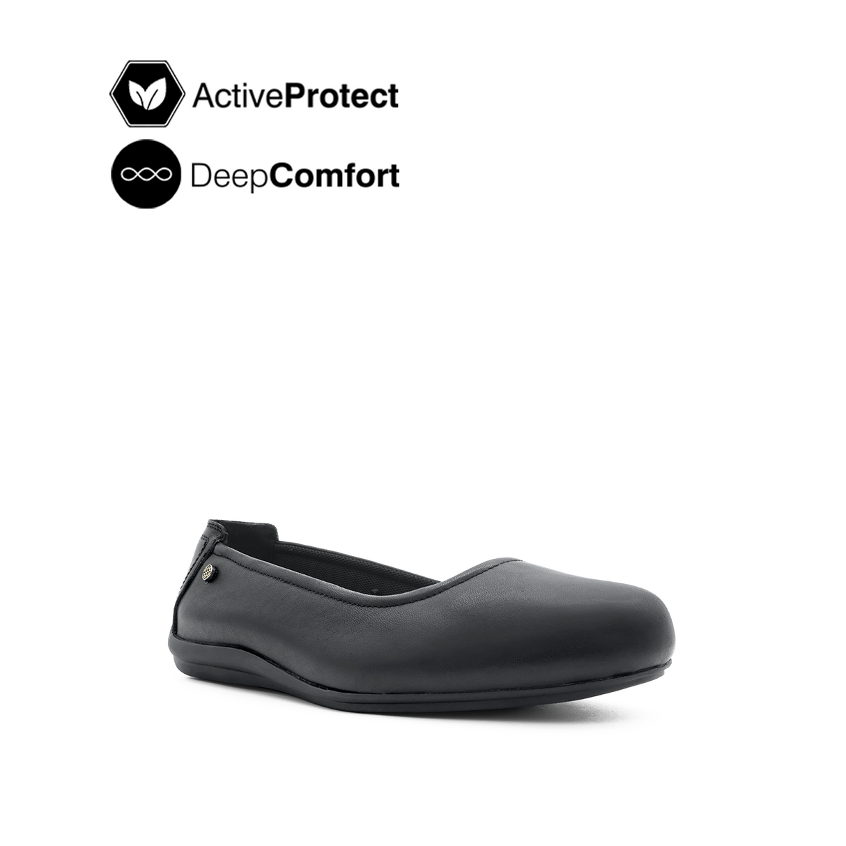 Nora Slip On Women's Shoes - Black Leather