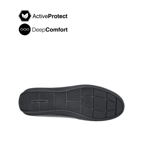 Nora Slip On Women's Shoes - Black Leather