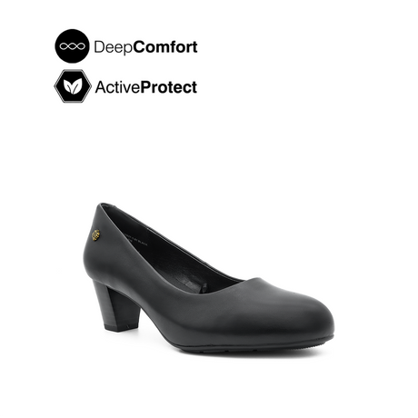 Suri Pump Women's Shoes - Black Leather