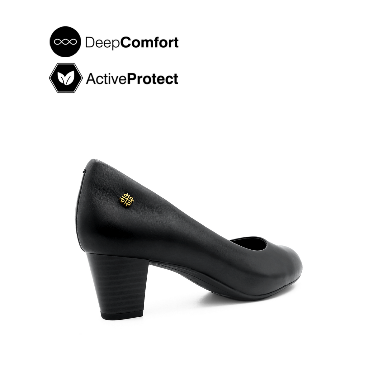 Suri Pump Women's Shoes - Black Leather