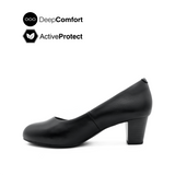Suri Pump Women's Shoes - Black Leather