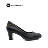 Sola Pump Women's Shoes - Black Leather