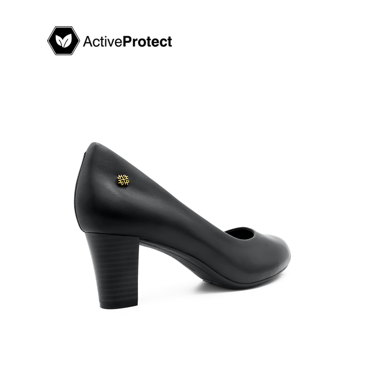 Sola Pump Women's Shoes - Black Leather