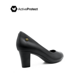 Sola Pump Women's Shoes - Black Leather