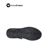 Sana Wedge Mary Jane Women's Shoes - Black Leather