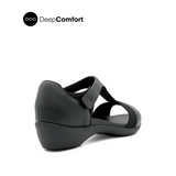 Tabitha Backstrap Women's Shoes - Black Leather Hush Puppies Philippines