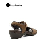 Tabitha QTR Strap Women's Sandals - Dark Brown Leather Hush Puppies Philippines