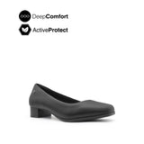 Pia Heel  Women's Shoes - Black Leather