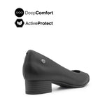 Pia Heel  Women's Shoes - Black Leather