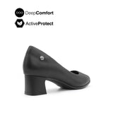 Priya Heel  Women's Shoes - Black Leather