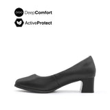 Priya Heel  Women's Shoes - Black Leather