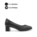 Priya Heel  Women's Shoes - Black Leather