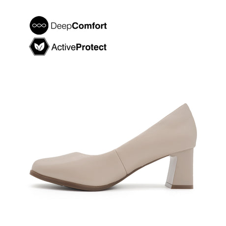 Pippa Heel  Women's Shoes - Blush Leather