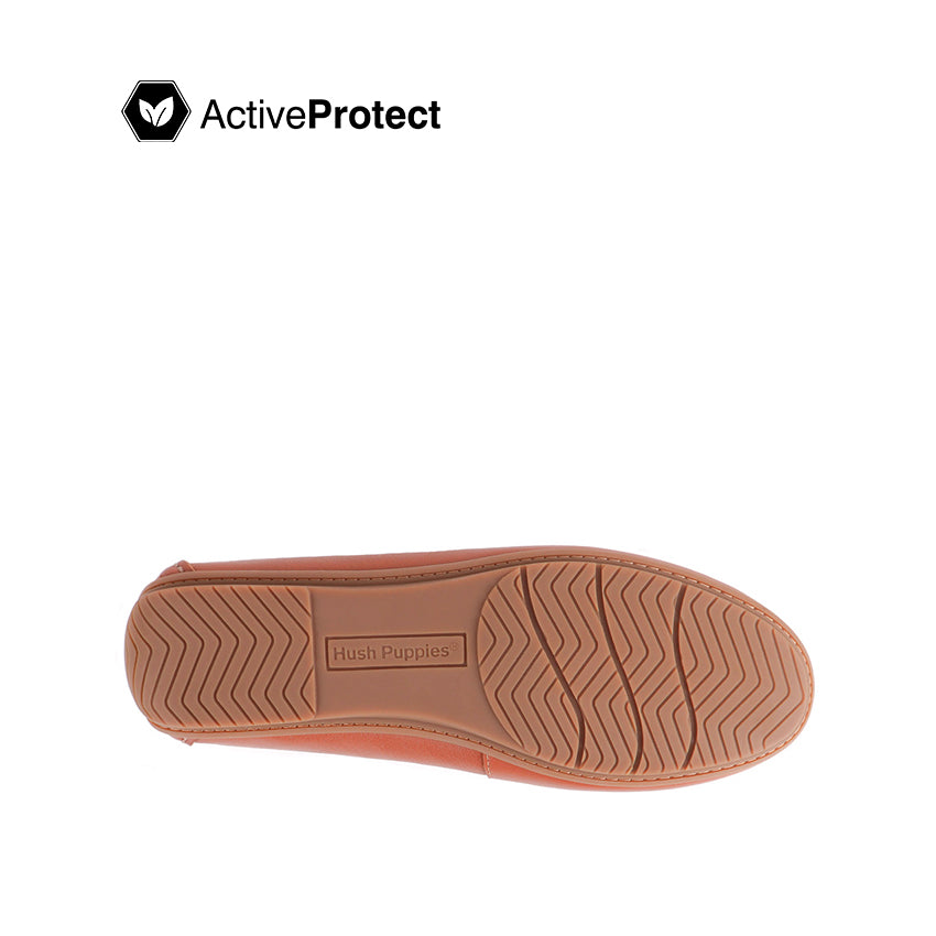 Fen Slip On Penny Women's Shoes - Deep Tan Leather