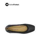 Gemma Slip On PT Women's Shoes - Black Leather
