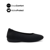 Gemma Knitted Women's Shoes - Black Knitted