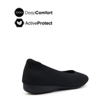 Gemma Knitted Women's Shoes - Black Knitted