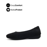 Gemma Knitted Women's Shoes - Black Knitted