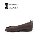 Gemma Medallion Women's Shoes - Coffee Leather