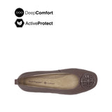 Gemma Medallion Women's Shoes - Coffee Leather