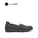 Nadia Penny Women's Shoes - Black Leather Waterproof