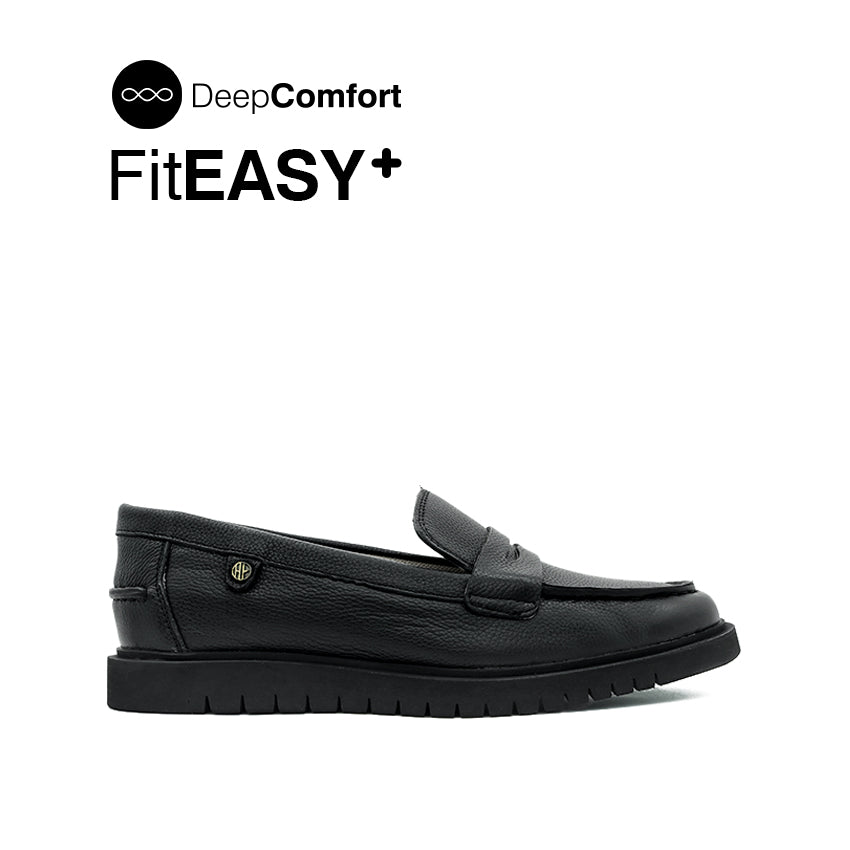 Discount on Hush Puppies  shoes - SKU: Margot Penny Women's Shoes - Black Tumbled Leather