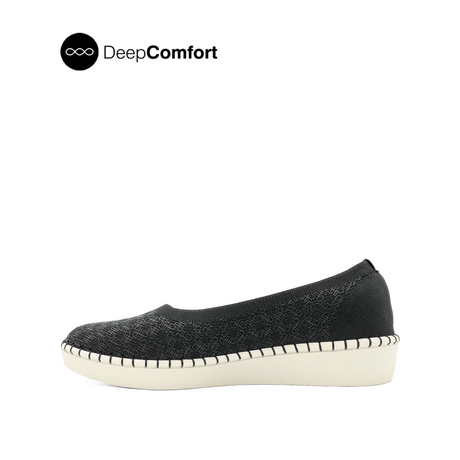 Norma Knitted Women's Shoes - Black Knitted