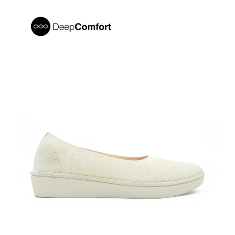 Norma Knitted Women's Shoes - Beige Knitted
