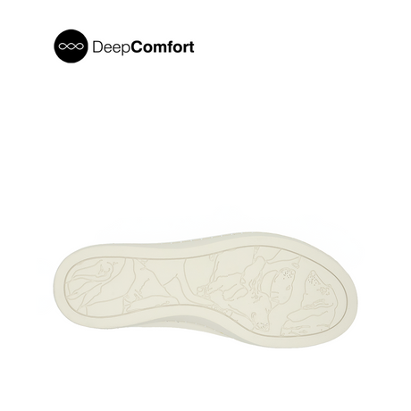 Norma Slip On Plain Toe Women's Shoes - Cream Leather