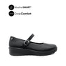 Riley Mary Jane Women's Shoes - Black Leather WP