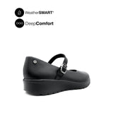 Riley Mary Jane Women's Shoes - Black Leather WP