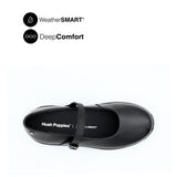 Riley Mary Jane Women's Shoes - Black Leather WP