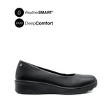 Riley Slip On Women's Shoes - Black Leather WP