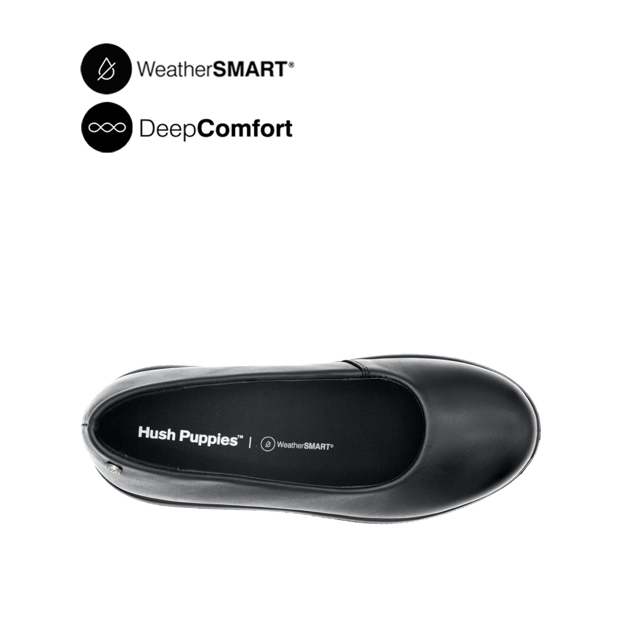 Riley Slip On Women's Shoes - Black Leather WP