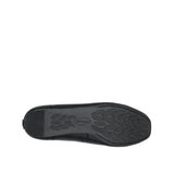Stella Bow Women's Shoes - Black Coated Leather