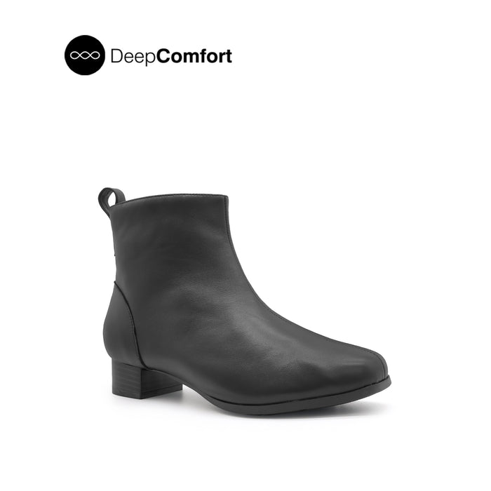 Perry Women's Boots - Black Leather Hush Puppies Philippines