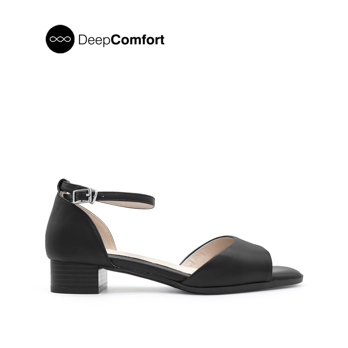 Perry Slingback Women's Sandals - Black Leather