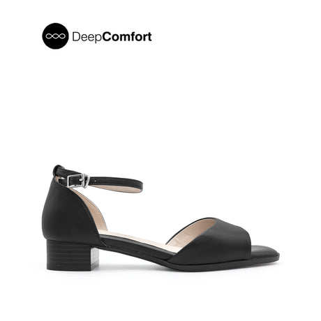 Perry Slingback Women's Sandals - Black Leather