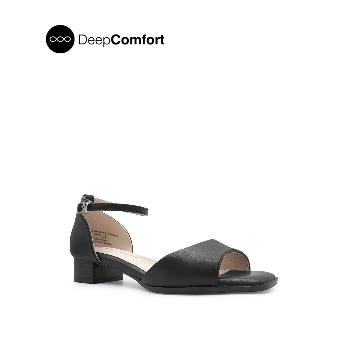 Perry Slingback Women's Sandals - Black Leather