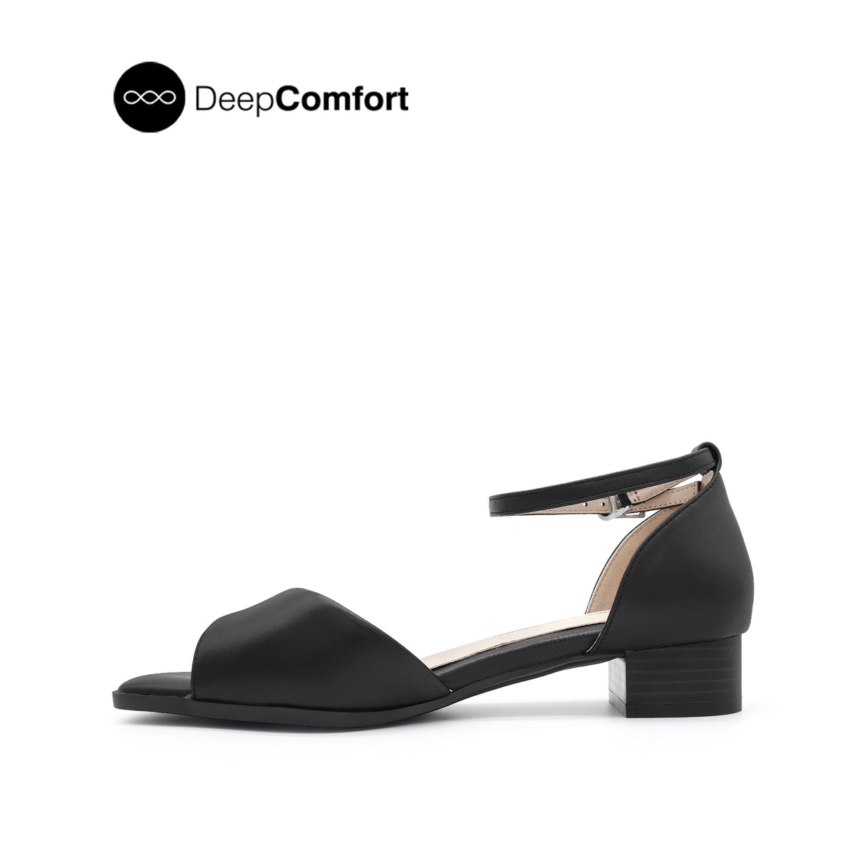 Perry Slingback Women's Sandals - Black Leather