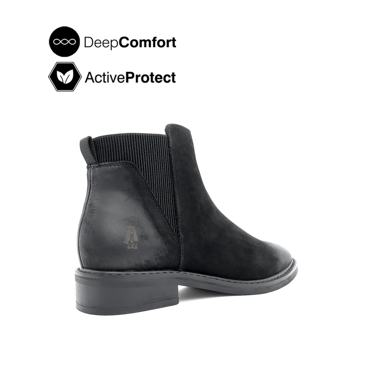 Polly Chelsea Women's Boots - Black Nubuck
