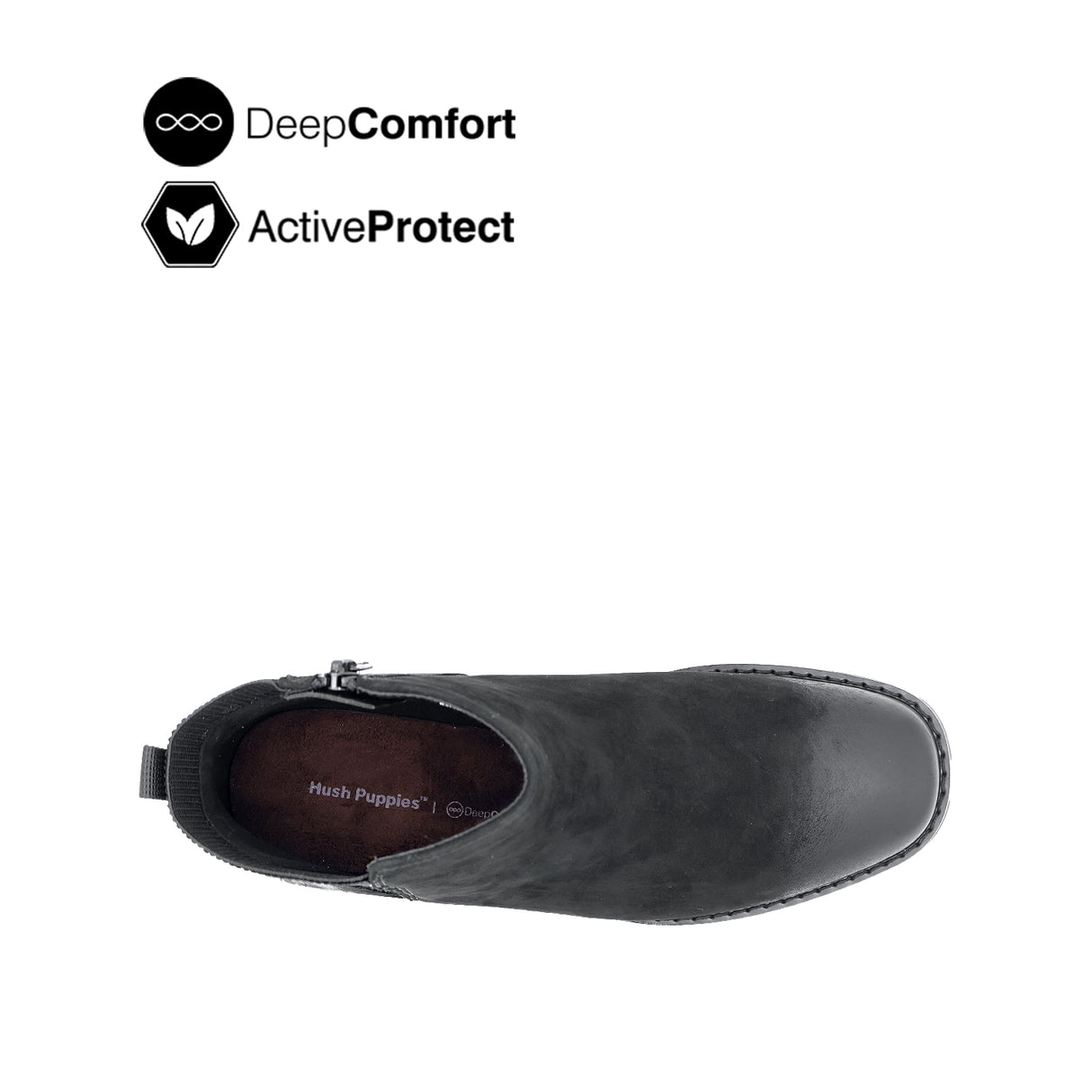 Polly Chelsea Women's Boots - Black Nubuck