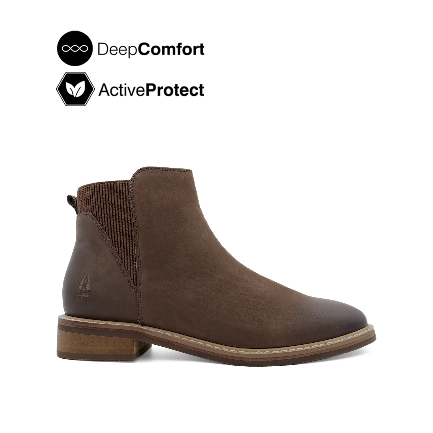 Polly Chelsea Women's Boots - Coffee Nubuck