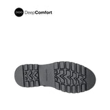 Patsey Lace Up Women's Shoes - Black Leather Plain Toe