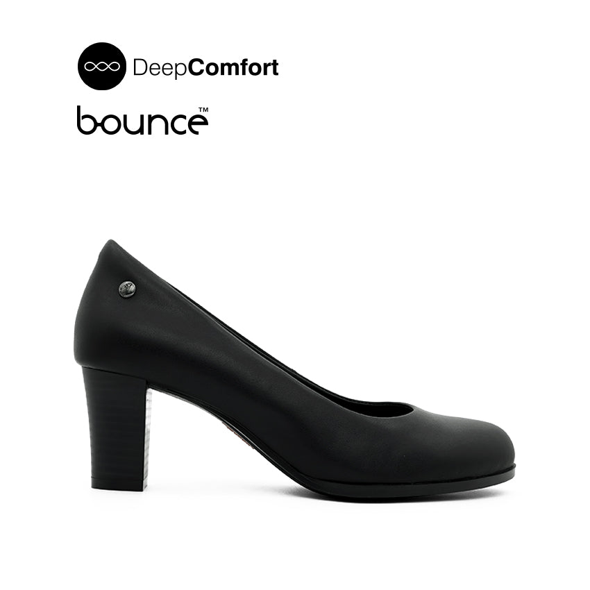 Discount on Hush Puppies  shoes - SKU: Drixie Pump Women's Shoes - Black Leather