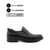 Owen Slip On AT Men's Shoes - Black Leather WP